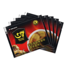 中原G7 越南进口中原g7 速溶美式纯黑咖啡 健身搭档 咖啡豆粉 黑咖200g+原味160g 26年4月到期