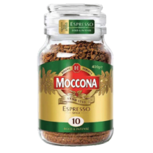 摩可纳（Moccona）意式经典特浓10号冻干速溶黑咖啡400g 减肥燃脂瘦身 荷兰进口礼品