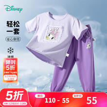 Disney baby 童装儿童卡通短袖长裤套装时尚舒适夏季新款套装（多款任选）