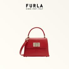 FURLA 芙拉 1927时尚牛皮迷你通勤女士单肩手提斜挎包
