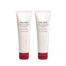 21日20点开始、限550件：资生堂（SHISEIDO）肌活焕采洁面膏125ml双支装*2件 清洁毛孔改善粗糙