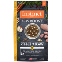 INSTINCT天然百利猫粮进口【囤货装】生鲜冻干双拼鸡肉全猫粮 双拼冻干 鸡肉全猫粮 20磅/9kg