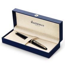 移动专享、移动端：WATERMAN 威迪文 中文钢笔 Medium 带夹子 黑色 金色书写墨水 书写