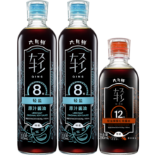 六月鲜·轻系列 轻8克轻盐原汁500ml*2+轻12克蜂蜜红烧280ml欣和出品