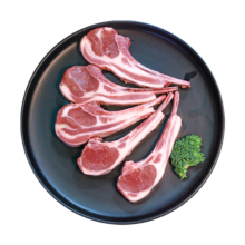 边塞风宁夏盐池滩羊肉 法式羊排小切420g 地理标志产品 清真烧烤食材109元 (券后省100,月销1000+)