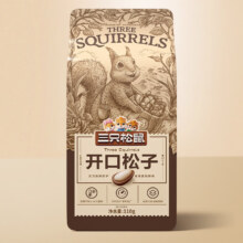 三只松鼠 手剥东北开口松子550g
