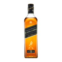 尊尼获加（JOHNNIE WALKER）洋酒 12年黑方黑牌700ml 苏格兰调和型威士忌 无盒
