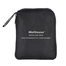WELLHOUSE 折叠旅行包 手提包单肩斜挎包行李收纳防水轻便黑色