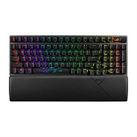 玩家国度 ROG 游侠2 RX PBT版 有线机械键盘 104键 黑色 红轴 RGB
