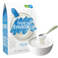 PLUS会员、需首购：Little Freddie 小皮 有机原味高铁大米粉 6个月160g*1盒 拍2件