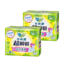 乐而雅花王超瞬吸卫生巾特薄量多日夜用组合 【超瞬吸】日用225mm16片
