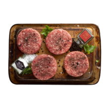 暖男厨房 安格牛肉饼 冷冻 牛肉饼80g*10 共800g