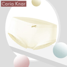 CariaKnar 抗菌纯棉女中腰透气三角裤 任选10件