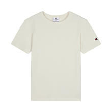 Champion 冠军T恤女25夏季新款透气修身纯色休闲圆领运动短袖上衣