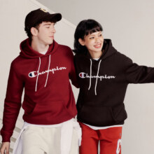 Champion 冠军 王俊凯同款 美式学院卫衣情侣连帽款