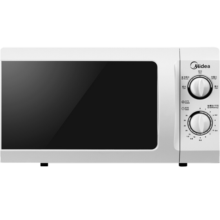 美的（Midea）快捷微波炉 家用小型 360°转盘加热 旋钮操控 易洁内胆（M1-L213B）
