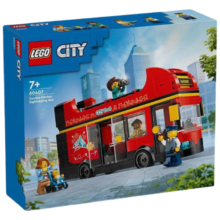 乐高（LEGO）积木拼装玩具 城市系列60407红色双层观光巴士7岁+儿童生日礼物