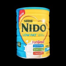 雀巢Nestle 荷兰进口即溶牛奶粉NIDO 低脂高钙900g*2罐