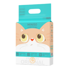 plus，需凑单，需首购：名创优品 豆腐混合木薯猫砂 2.5kg*4袋