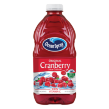 优鲜沛（OceanSpray）美国进口 经典蔓越莓果汁 饮料饮品可调鸡尾酒 1.89L