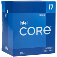 英特尔（Intel）12代酷睿CPU处理器 台式机处理器 盒装CPU 12代i7-12700F 盒装【12核20线程】
