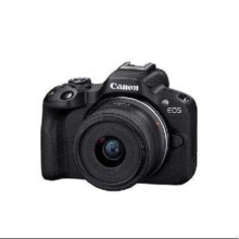 京东百亿补贴：佳能(Canon) EOS R50 半画幅微单相机套机 小型便携高清4k 旅行家用vlog视频 R50-18-45 黑色套机 原盒原装