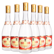 汾酒【厂方运营】山西杏花村53度黄盖玻汾475mL*6瓶清香型白酒 53%vol 475mL 6瓶 六瓶装