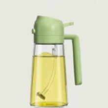 玻璃喷油壶瓶   耐热玻璃 白色 470ml