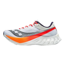 Saucony索康尼啡鹏4跑鞋男全掌碳板跑鞋马拉松竞速跑步鞋透气运动鞋子PRO 白黑129 42.5