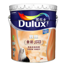 多乐士（Dulux）乳胶漆致悦金装五合一净味内墙油漆涂料双倍防霉墙面漆A750 18L