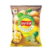 PLUS、需首购：乐事 Lay's 薯片 春收马铃薯 清新黄瓜味 60克