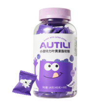 澳特力【崔玉涛团队亲研】儿童叶黄素酯ps软糖40粒含蓝莓胡萝卜浓缩汁