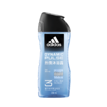 adidas 阿迪达斯  男士沐浴露洗发水洗面奶三效合一 热情250ml