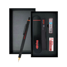 红环（rotring）【女神节礼物】自动铅笔0.5mm 德国高颜值绘图工具-800系列黑色单支礼盒装 开工礼物