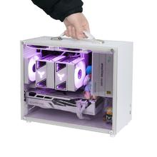百亿补贴：微星 i5 12600KF/RX 6750GRE白色台式迷你电脑主机便携提手整机