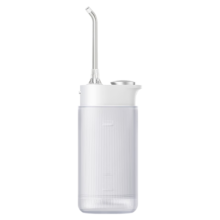 Plus:米家小米便携式冲牙器洗牙器水牙线 F400白色 云感伞射机身收纳喷嘴4挡冲牙模式