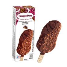 哈根达斯（Haagen-Dazs）【杨幂同款】巧克力扁桃仁脆皮条69g雪糕