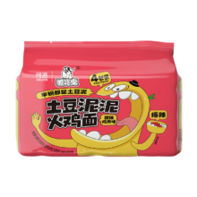 限地区：阿宽土豆泥火鸡拌面 4连包368g