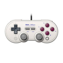 八位堂 8BITDO SN30 Pro 经典版 有线游戏手柄 灰白色