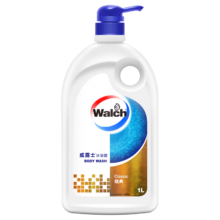 PLUS会员：威露士(Walch) 经典款沐浴露 1L大瓶家庭装 保湿沐浴乳液洗澡清洁 男女士通用洗护