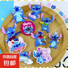 卡通可爱史迪仔胸针 随机5枚