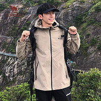 骆驼 男款连帽登山服 M13CA6V062