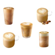 星巴克经典拿铁5选1（中杯）兑换券