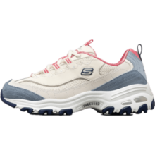 斯凯奇（Skechers）奶茶熊1代丨春夏女鞋运动鞋缤纷撞色新款复古增高老爹鞋休闲鞋潮 蓝莓甜酒/NTBL 37 (37码及以下参考选择大半码)