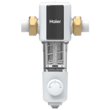 海尔（Haier）前置过滤器水驱动滤网反冲洗双驱超8T大通量过滤器前十名自动刮洗净水器入户全屋中央家用过滤 第七代水驱双模式