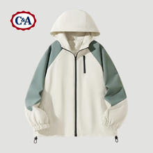 C&A 女户外撞色插肩机能外套 10135623063145