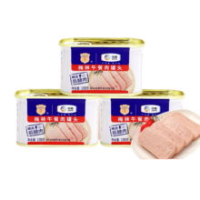 梅林（MALING）午餐肉罐头儿童火腿午餐肉肠火锅食材开罐即食方便食品应急储备 火锅可口组合【198g*3罐】