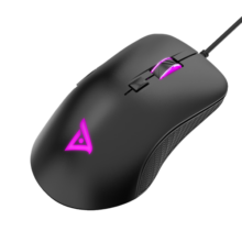 钛度TSG301Pro 有线游戏鼠标 电竞RGB 3327芯片 宏编程带板载 盖哥直播间必用款 12400DPI 黑色