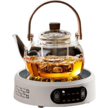 茗光 煮茶壶电陶炉煮茶套装	 1500w白色电陶炉+1000ml提梁壶