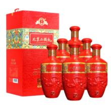 永丰牌 YONGFENG 北京二锅头 42度 清香型白酒 500mL*6瓶 龙坛20